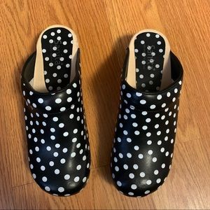 Sanita - Original Danish Clog - Polka Dot - Size 37